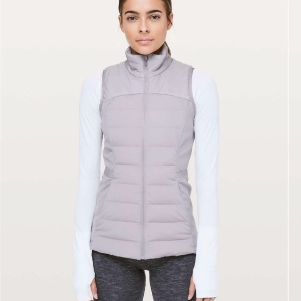 Lululemon Down for it All Vest Dark Chrome Purple